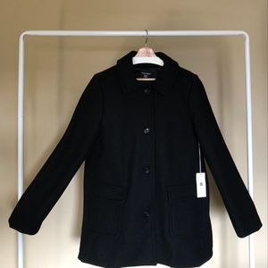 American Apparel Black Wool Coat (NWT)